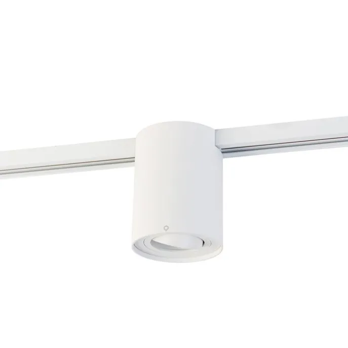 Moderner 1-phasiger Schienenspot weiß - Iconic Rondoo Up