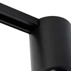 Moderner 1-phasiger Stromschienenstrahler schwarz - Iconic Rondoo Up