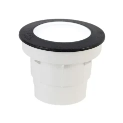 Moderner runder Bodenstrahler für den Außenbereich in Schwarz – Ceci