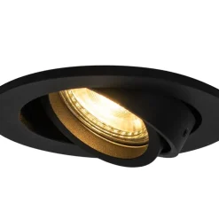 Moderner schwarzer Einbauplatz - Club