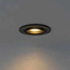 Moderner schwarzer Einbauplatz - Club