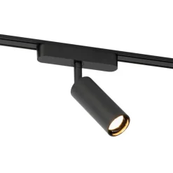 Moderner schwarzer Strahler für 1-phasiges Schienensystem 4,5 W 3000 K - Magnetic Samson
