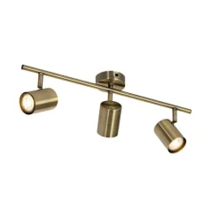 Moderner Spot aus Bronze, kippbar, 3-flammig – Jeana