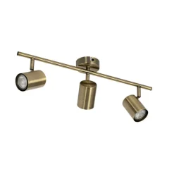 Moderner Spot aus Bronze, kippbar, 3-flammig – Jeana