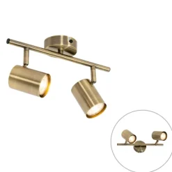 Moderner Spot aus Bronze, schwenkbar, 2-flammig – Jeana