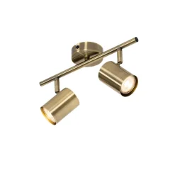 Moderner Spot aus Bronze, schwenkbar, 2-flammig – Jeana