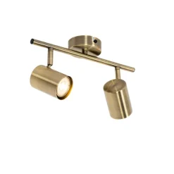 Moderner Spot aus Bronze, schwenkbar, 2-flammig – Jeana