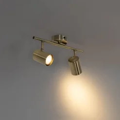 Moderner Spot aus Bronze, schwenkbar, 2-flammig – Jeana