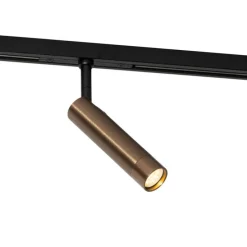 Moderner Spot Dark Bronze für 1-phasiges Schienensystem - Slimline Uzzy