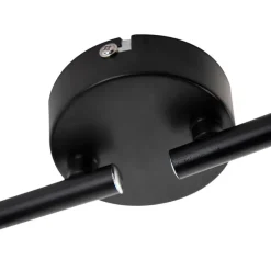 Moderner Spot 4-Flammig schwarz mit goldener Innenseite- Buell Deluxe