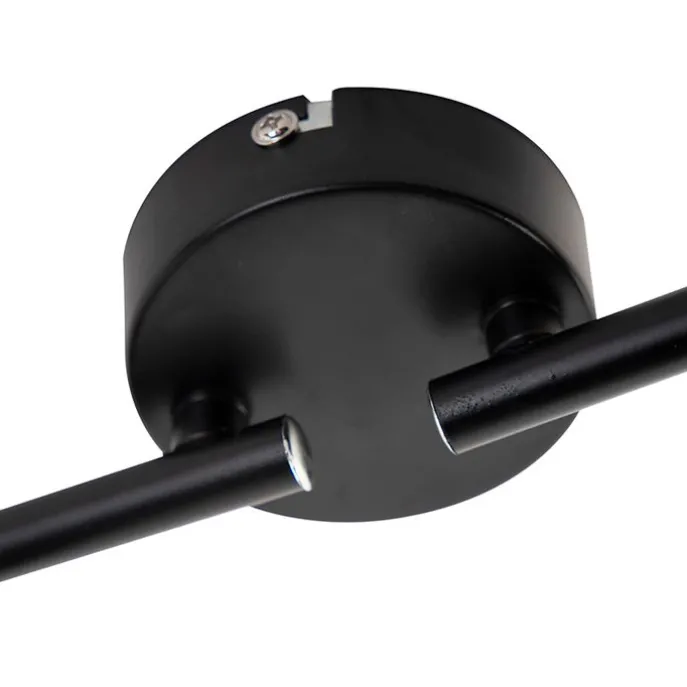 Moderner Spot 4-Flammig schwarz mit goldener Innenseite- Buell Deluxe