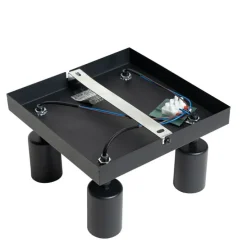 Moderner Spot schwarz quadratisch 4-flammig - Facil