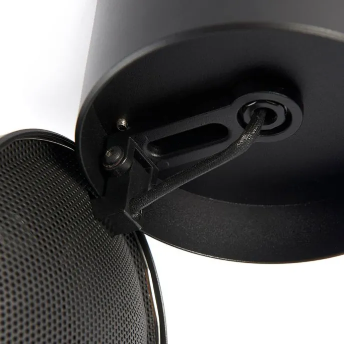 Moderner Spot schwarz verstellbar - Go Nine Tubo