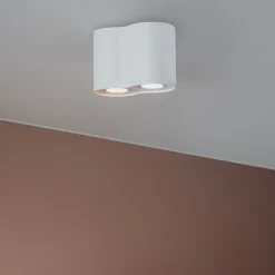 Moderner Spot weiß kippbar - Rondoo Duo