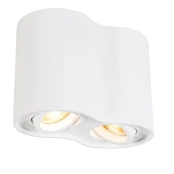 Moderner Spot weiß kippbar - Rondoo Duo