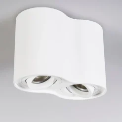 Moderner Spot weiß kippbar - Rondoo Duo