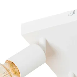 Moderner Spot weiß quadratisch 4-flammig - Facil