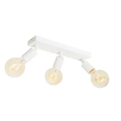 Moderner Spot weiß rechteckig 3-flammig - Facil