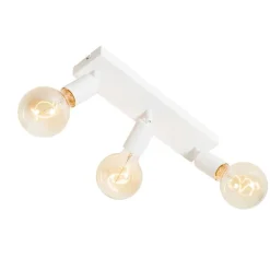 Moderner Spot weiß rechteckig 3-flammig - Facil