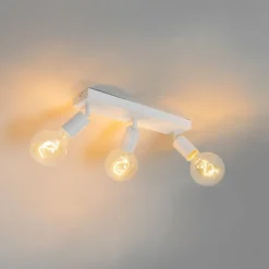 Moderner Spot weiß rechteckig 3-flammig - Facil