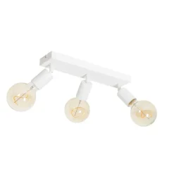 Moderner Spot weiß rechteckig 3-flammig - Facil