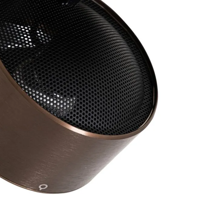 Moderner Strahler dunkelbronze rund verstellbar - Go Nine