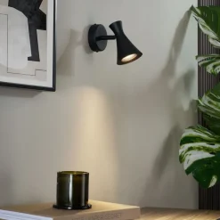 Moderner Strahler schwarz dreh- und kippbar - Triangle