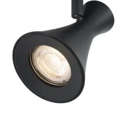 Moderner Strahler schwarz dreh- und kippbar - Triangle