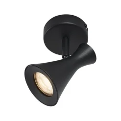 Moderner Strahler schwarz dreh- und kippbar - Triangle