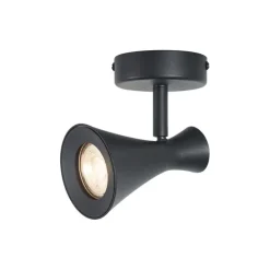 Moderner Strahler schwarz dreh- und kippbar - Triangle