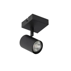 Moderner Strahler schwarz verstellbar quadratisch - Jeana