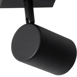 Moderner Strahler schwarz verstellbar quadratisch - Jeana