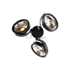 Moderner Strahler Schwarz Verstellbar 3-Licht - Goes