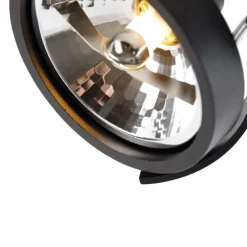 Moderner Strahler Schwarz Verstellbar 2-Lichter - Goes