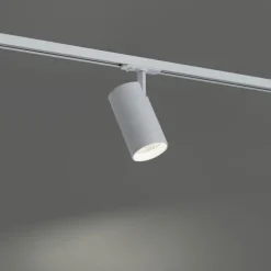 Moderner Strahler weiß für 1-Phasen-Schienenbeleuchtungssystem inkl. LED - Iconic Mark