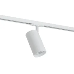 Moderner Strahler weiß für 1-Phasen-Schienenbeleuchtungssystem inkl. LED - Iconic Mark