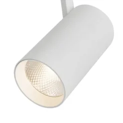 Moderner Strahler weiß für 1-Phasen-Schienenbeleuchtungssystem inkl. LED - Iconic Mark