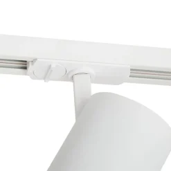 Moderner Strahler weiß für 1-Phasen-Schienenbeleuchtungssystem inkl. LED - Iconic Mark