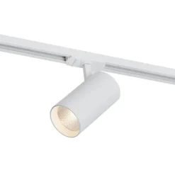 Moderner Strahler weiß für 1-Phasen-Schienenbeleuchtungssystem inkl. LED - Iconic Mark