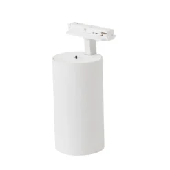 Moderner Strahler weiß für 1-Phasen-Schienenbeleuchtungssystem inkl. LED - Iconic Mark