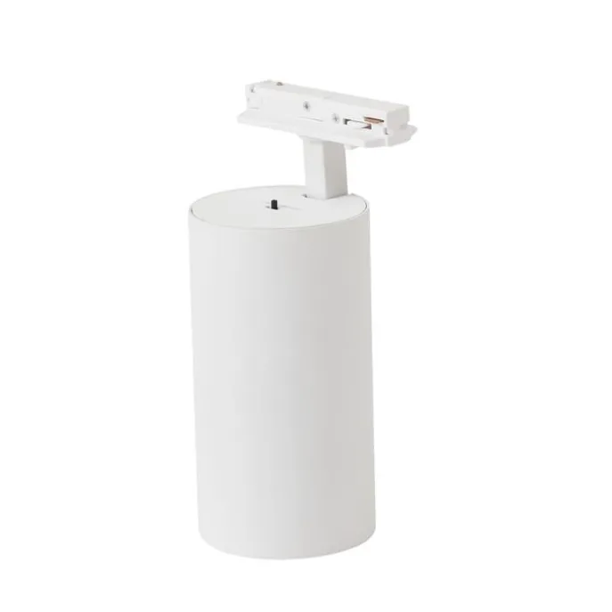 Moderner Strahler weiß für 1-Phasen-Schienenbeleuchtungssystem inkl. LED - Iconic Mark