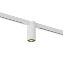 Moderner Strahler weiß für 1-Phasen-Schienensystem GU10 35mm - Slimline Nubee Honey