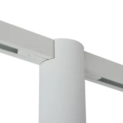 Moderner Strahler weiß für 1-Phasen-Schienensystem GU10 35mm - Slimline Nubee Honey