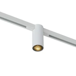 Moderner Strahler weiß für 1-Phasen-Schienensystem GU10 35mm - Slimline Nubee Honey