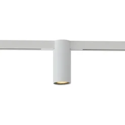 Moderner Strahler weiß für 1-Phasen-Schienensystem GU10 35mm - Slimline Nubee Honey