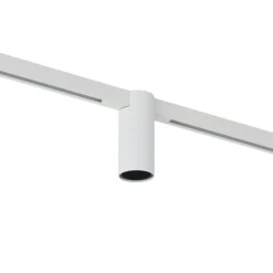 Moderner Strahler weiß für 1-Phasen-Schienensystem GU10 35mm - Slimline Nubee Honey