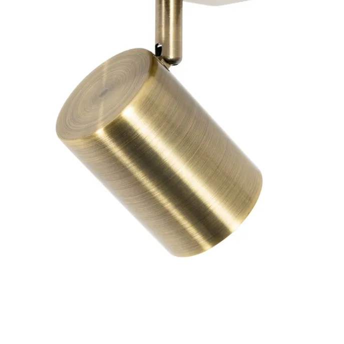 Moderner verstellbarer quadratischer Spot aus Bronze – Jeana