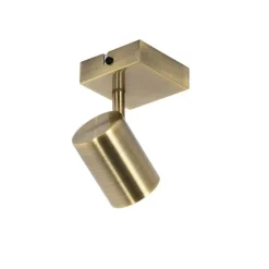 Moderner verstellbarer quadratischer Spot aus Bronze – Jeana