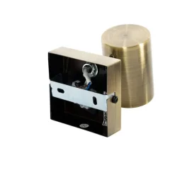 Moderner verstellbarer quadratischer Spot aus Bronze – Jeana