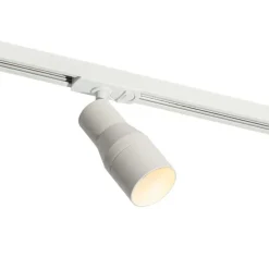 Moderner weißer Strahler für 1-phasiges Schienensystem - Iconic Kohua